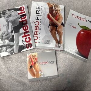 Beachbody TurboFire Fitness Guides - Red, Black, Gray